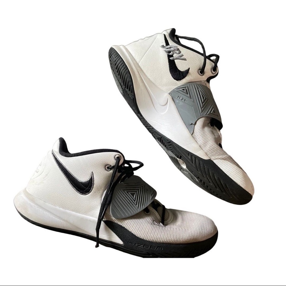 Nike Zoom Kyrie Flytrap III shoes JBY 11.23 sneakers white gray black